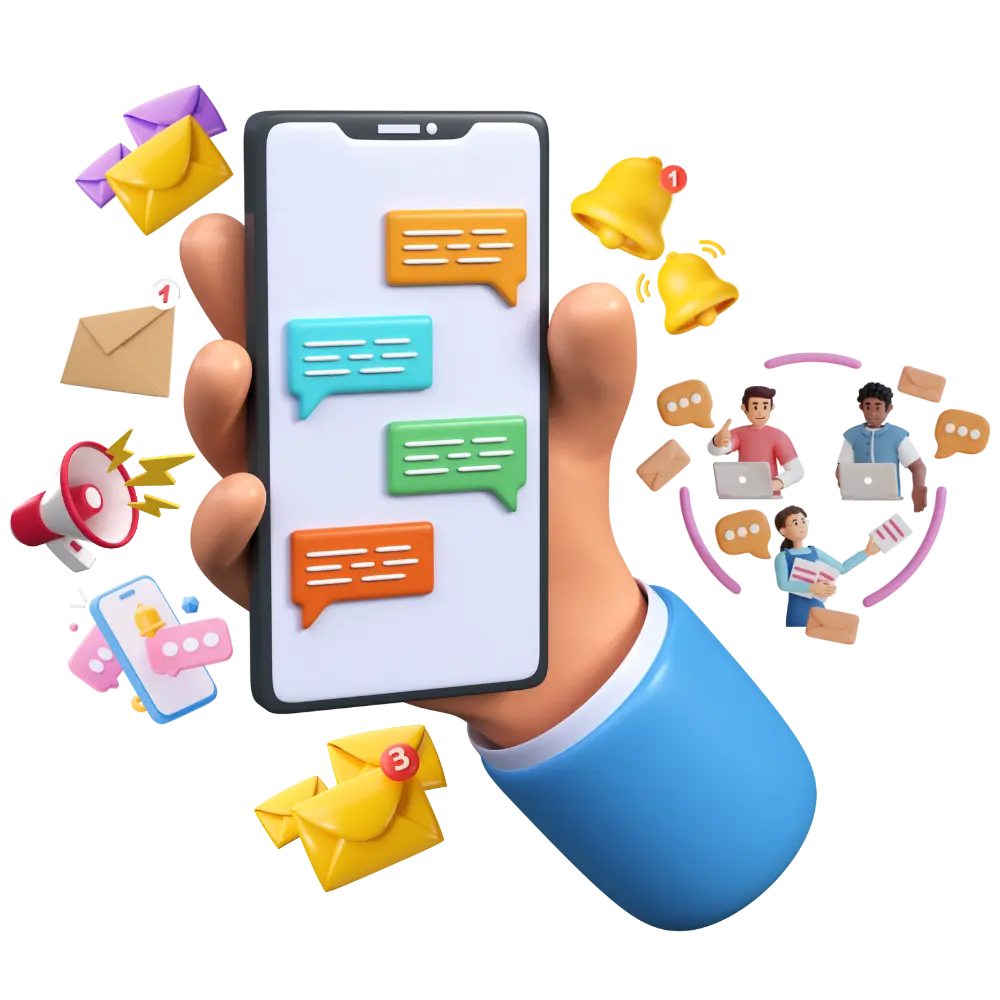 sms landing page